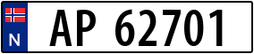 Truck License Plate